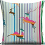 Aberto Design Cojín Multicolor 43 x 43 cm